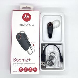 Motorola Boom 2+ Wireless Bluetooth Headset MH003A - Tested & Working - New Boom